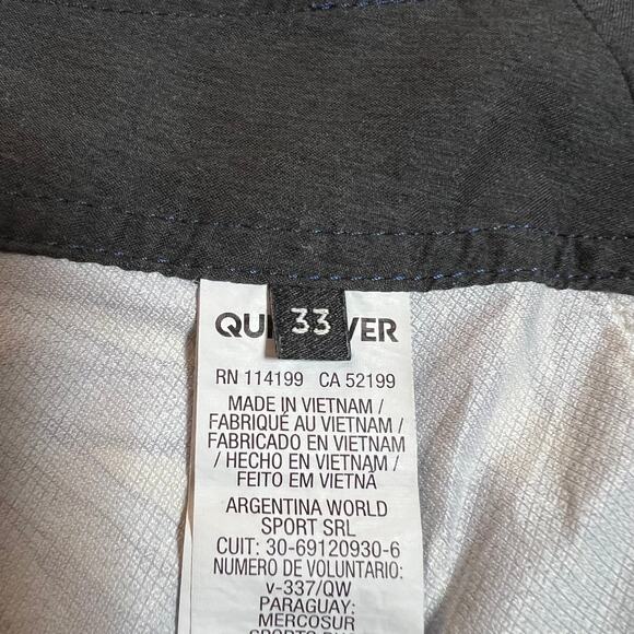 Quiksilver Men's High Line Diamond Deluxe Board Shorts Size 33 Vacation Surfing - Picture 6 of 11